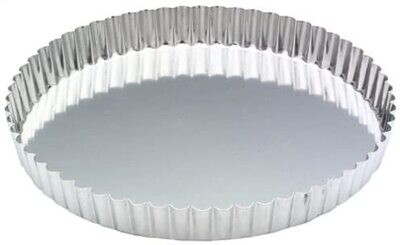 Gobel Fluted Round Tartlet Pan w/Removable Bottom 9.5 in