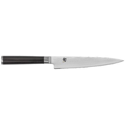 Shun Classic Utility Knife Serrated 6 in