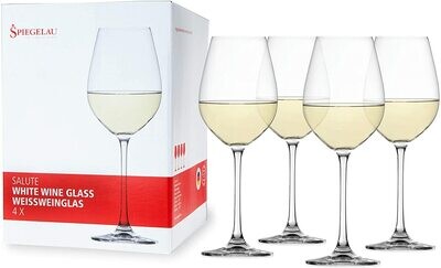 Spiegelau Salute White Wine Glasses 16.4 ozs Set of 4