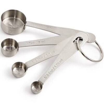 Catering Line Measuring Spoons Stainless Steel 4 piece
