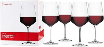 Spiegelau Salute Red Wine Glasses 22.2 oz Set of 4
