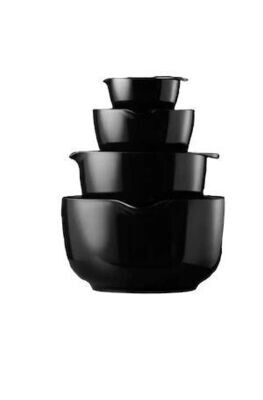 Rosti Mepal Margrethe Mixing Bowls Black