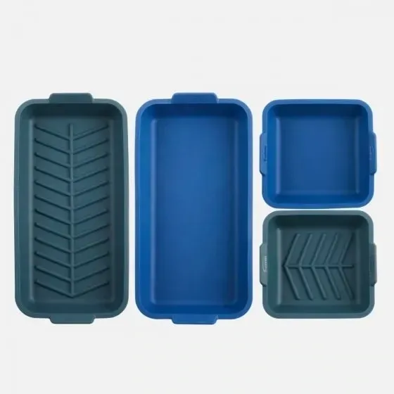 Trudeau Silicone Baking Dividers Blue & Grey