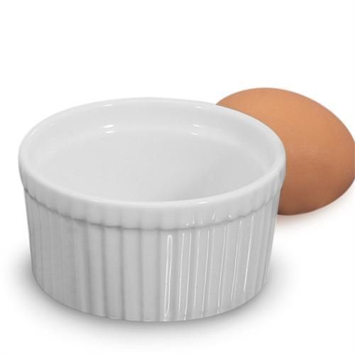 Danesco Ceramic Ramekin White 3.5 in