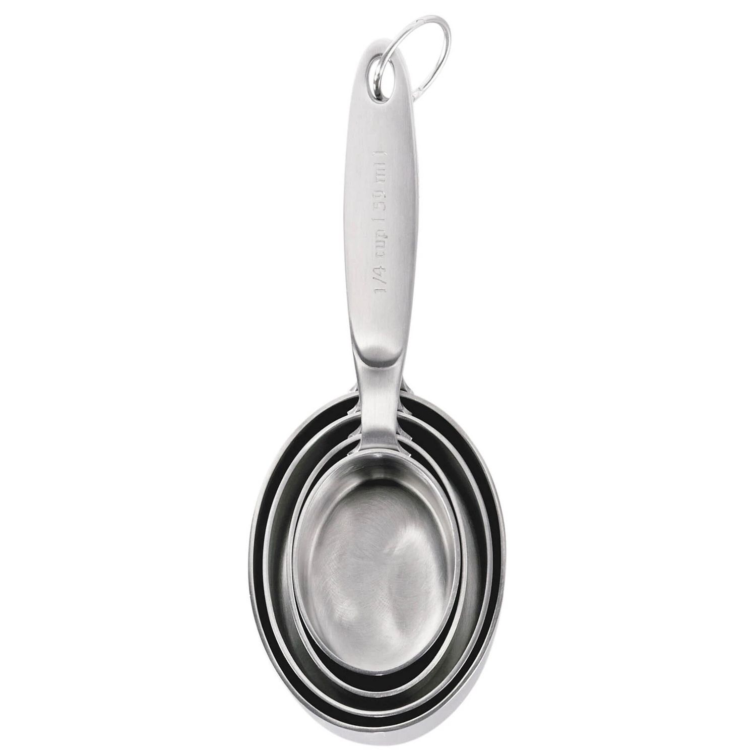 Cuisipro Stainless Steel Measuring Cups 4 pc