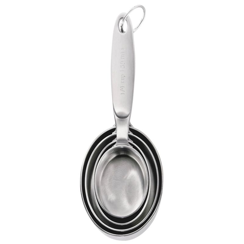 Cuisipro Stainless Steel Measuring Cups 4 pc