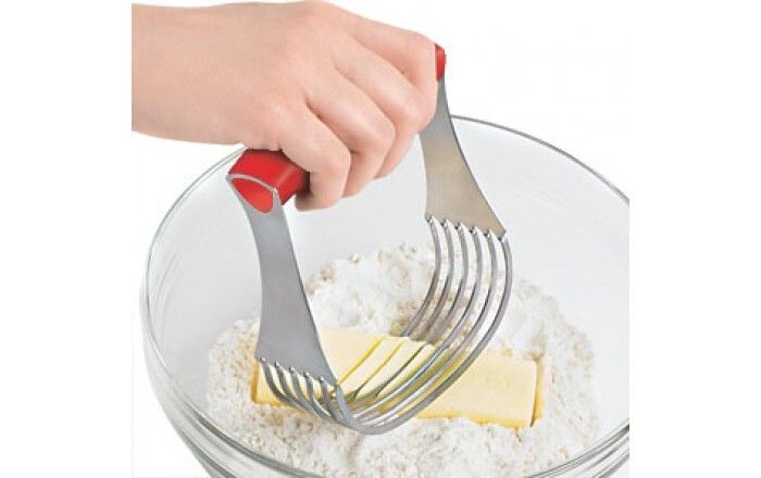 Cuisipro Deluxe Pastry Blender Red With Steel Blades