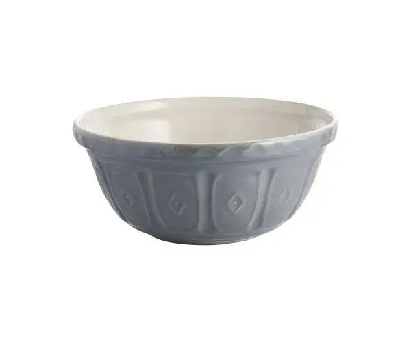 Mason Cash Colour Collection Mixing Bowl Grey, Size: 24 cm