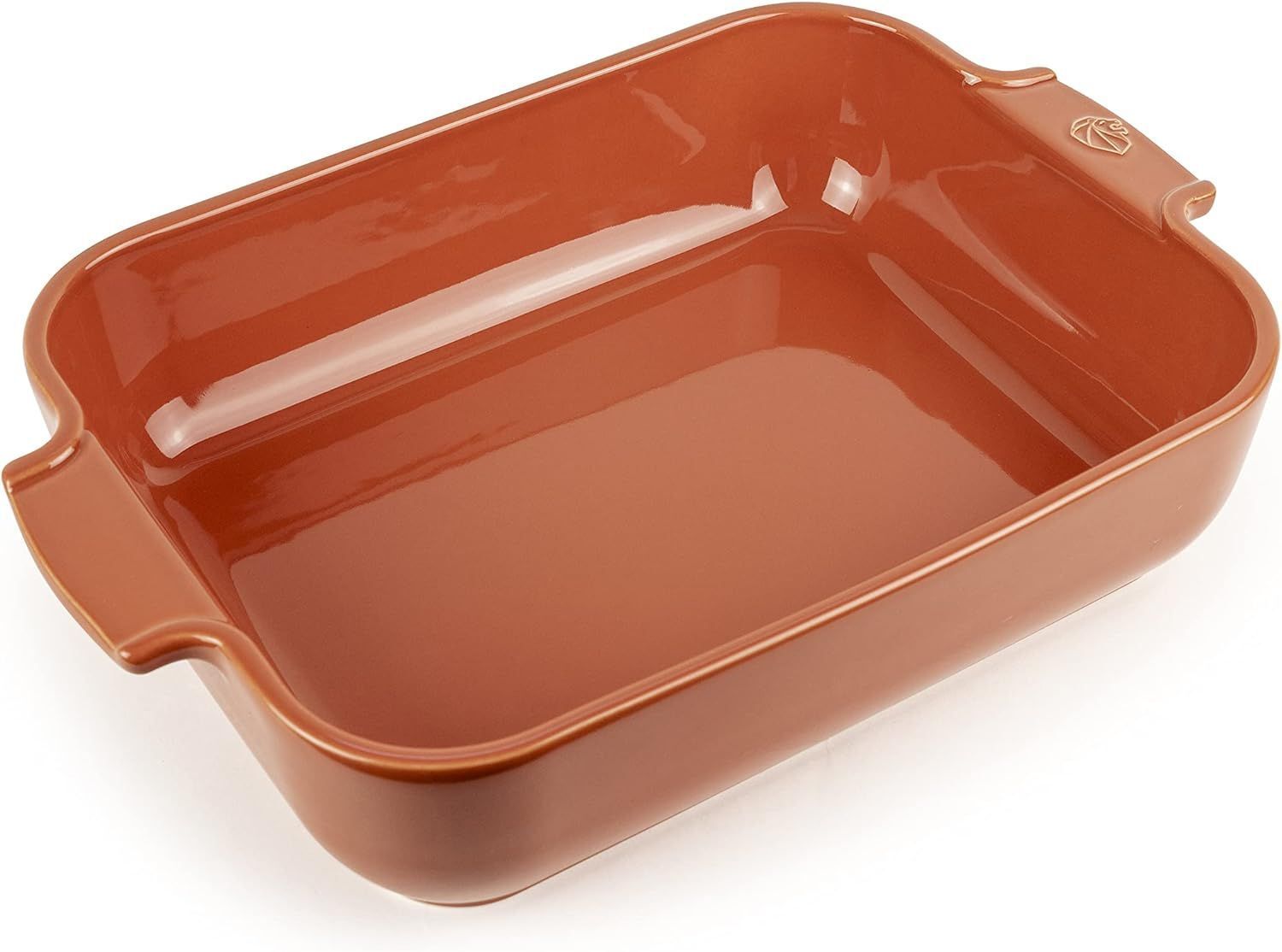 Peugeot Appolia Ceramic Baking Dish Rectangular 10 in/25 cm, Colour: Terracotta