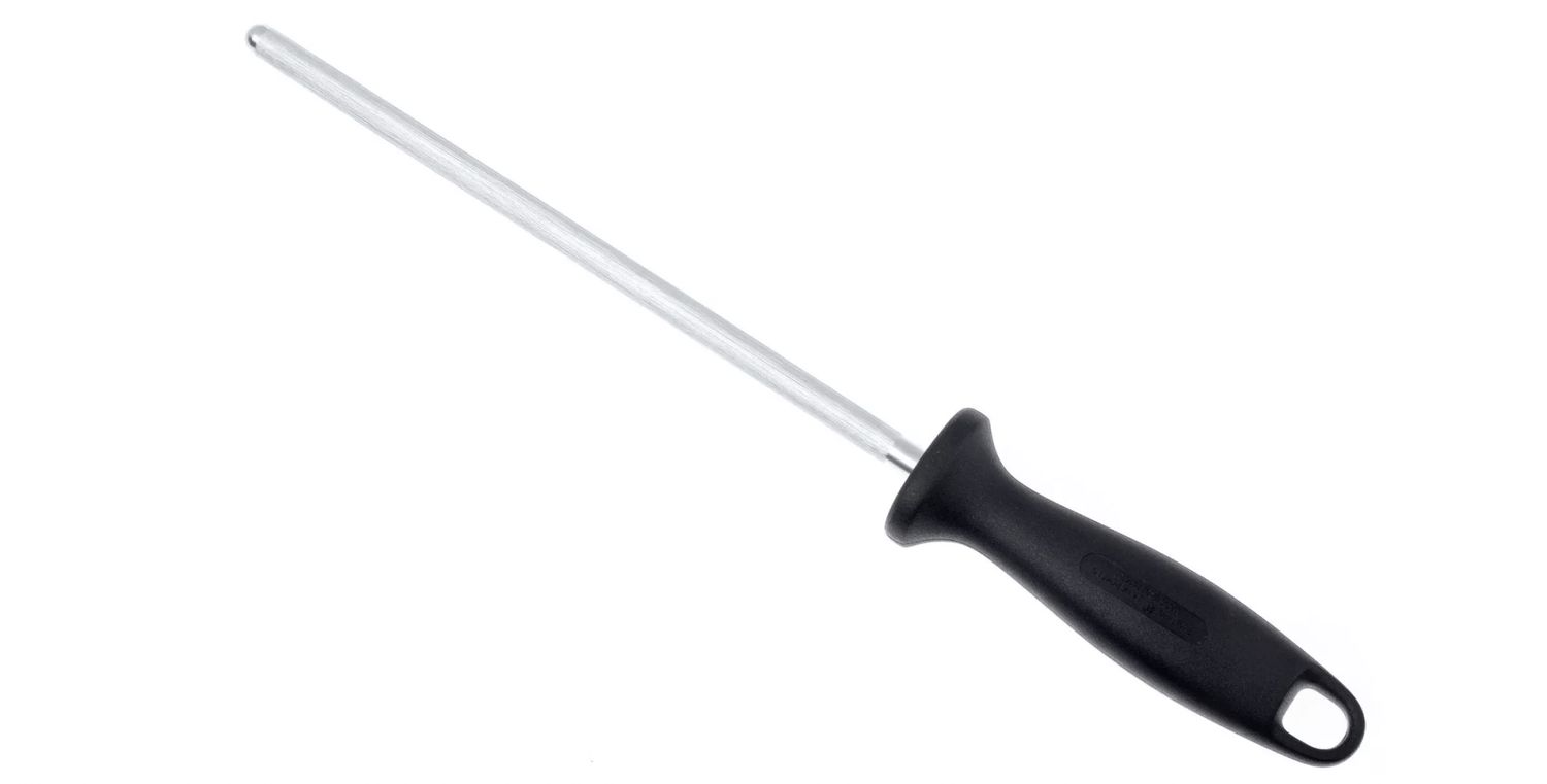 Zwilling Sharpening Steel w/Black Handle 9 in/23 cm