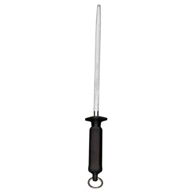 Zwilling Sharpening Steel w/Black Handle 10 in/26 cm