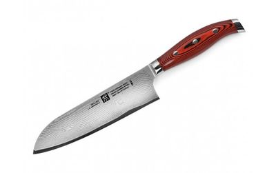 Zwilling Twin Cermax Damascus Santoku Knife 7 in