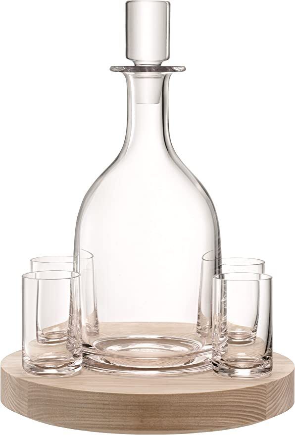 LSA International Lotta Decanter Set w/Ash Base