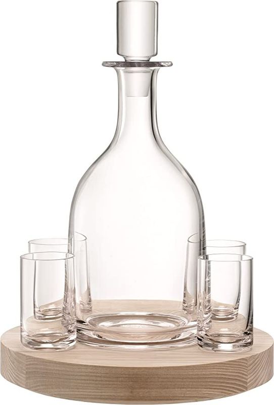 LSA International Lotta Decanter Set w/Ash Base