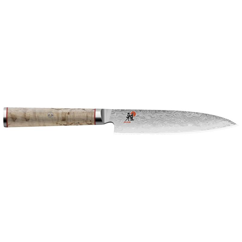 Miyabi 5000 MCD Birchwood Chutoh Utility Knife 6 in/16 cm Miyabi 5000 MCD Birchwood Chutoh Utility Knife 6 in/16 cm