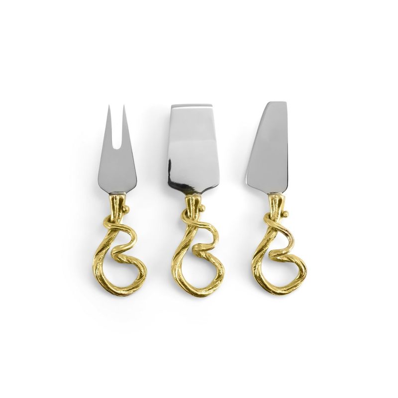 Michael Aram Vine Cheese Knife Set Michael Aram Vine Cheese Knife Set