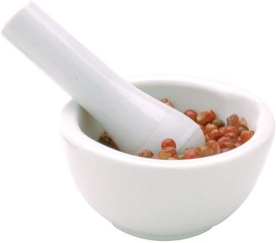 Norpro Mini Mortar and Pestle Porcelain White