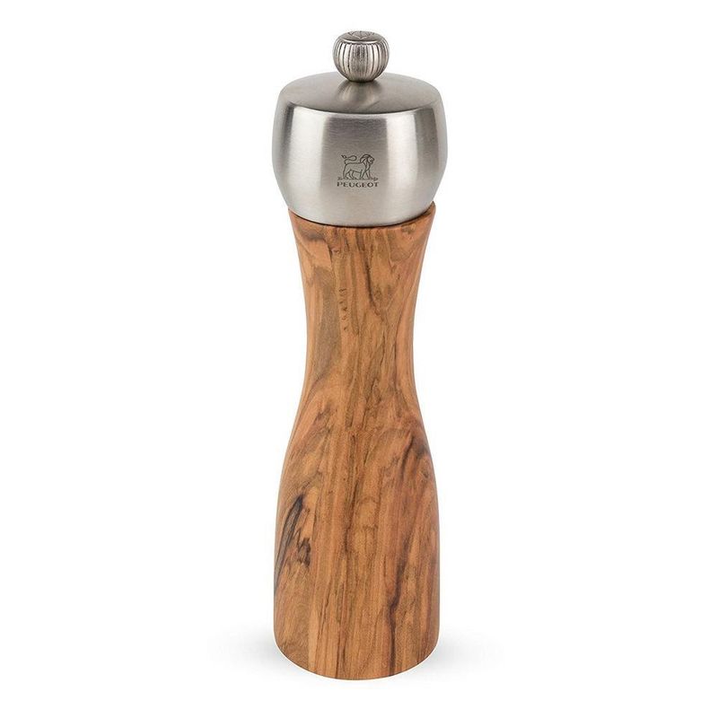 Peugeot Fidji Olive Wood Salt Grinder 8 in/20 cm