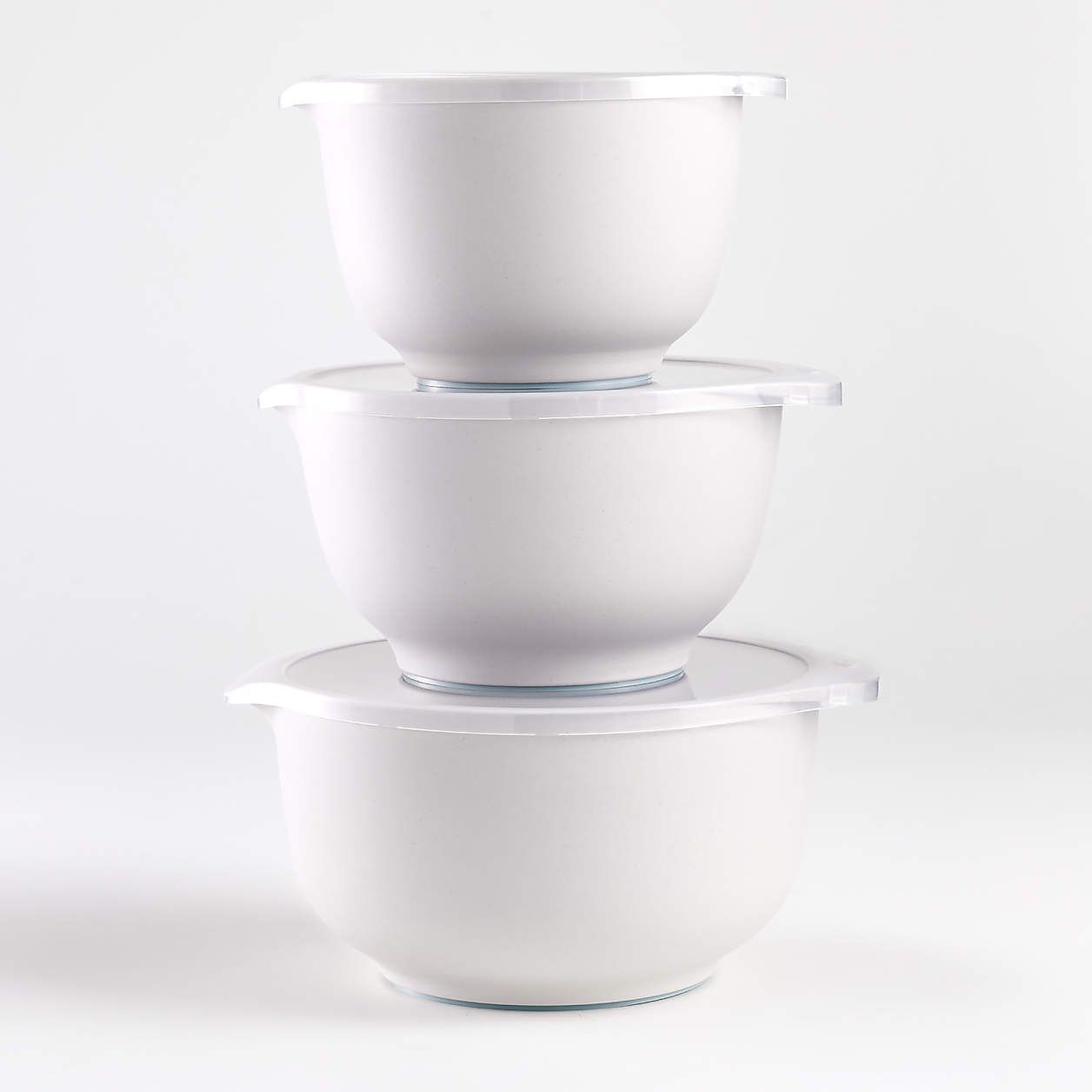 Rosti Mepal Margrethe Mixing Bowls Pebble White