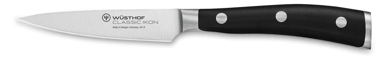 Wusthof Classic Ikon Paring Knife Black 3.5 in