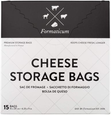 Formaticum  Cheese Storage Bags 6.3 in x 11 in 15 pc