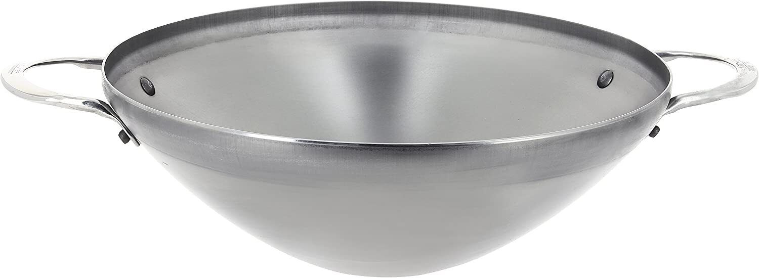 de Buyer Mineral B Element Wok 12.5 in/32 cm