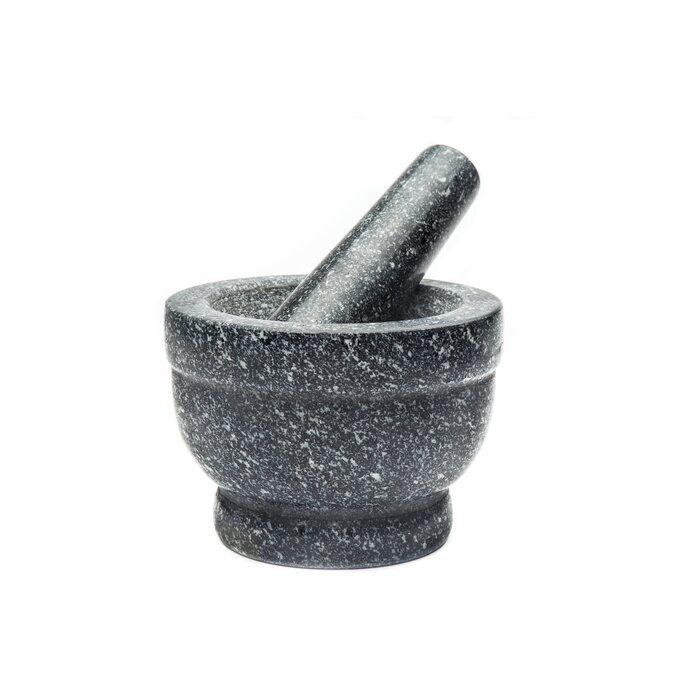 Fox Run Mortar and Pestle  Granite Dark Grey 5.5 in