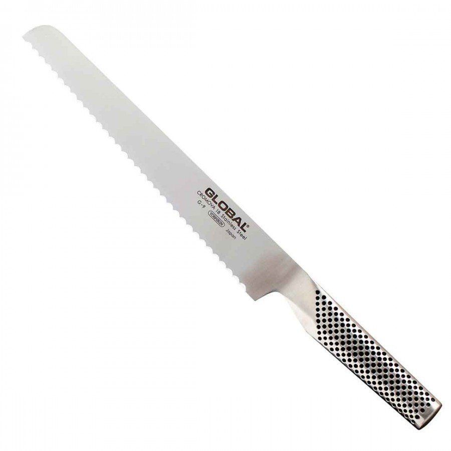 Global G-9 Knife Stainless Steel Bread 8.5 in/22 cm