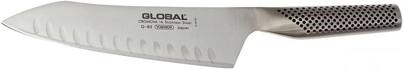 Global G-83 Fluted Oriental Cook's Knife 7 in/18 cm