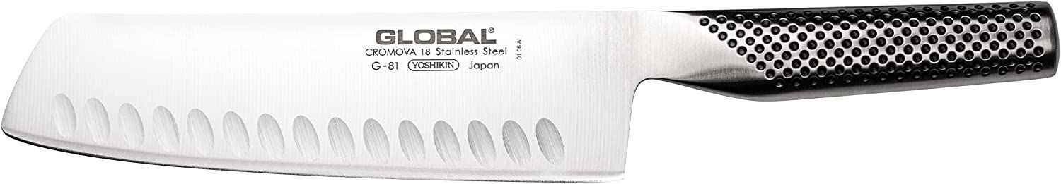 Global G-81 Fluted Vegetable Knife 7 in/18 cm