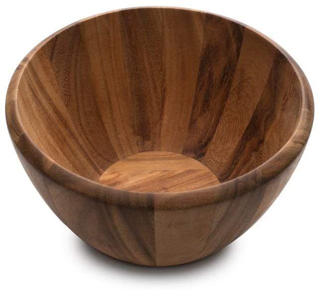 Ironwood Salinas Acacia Salad Bowl Large 12 in x 5.5 in
