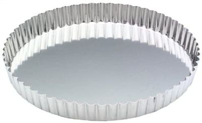 Gobel Fluted Round Tartlet Pan With Removable Bottom 9 in