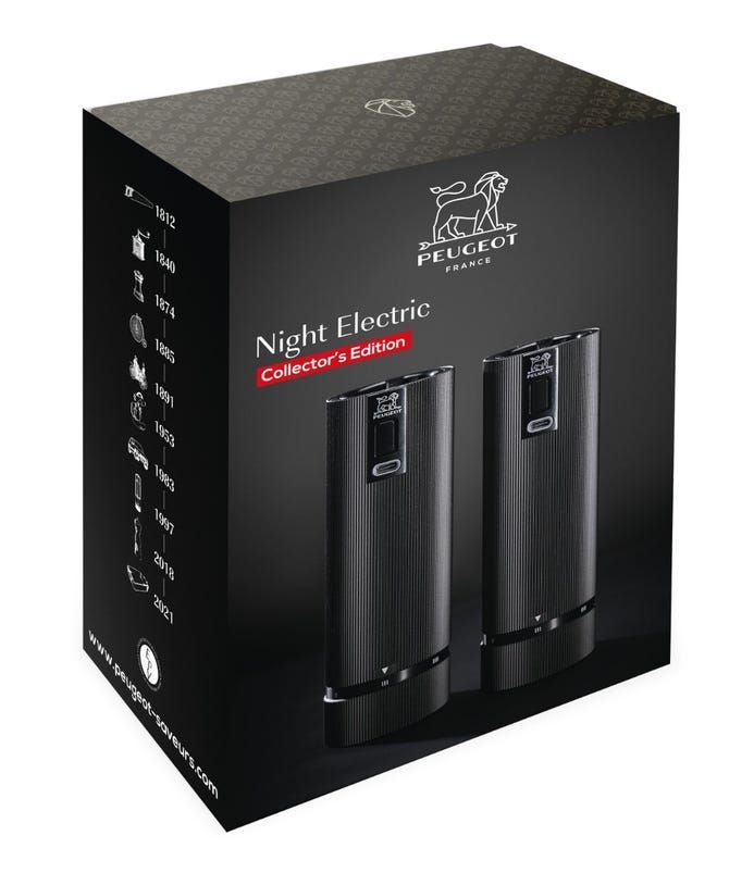 Peugeot Night Electric Gift Set Matte Black