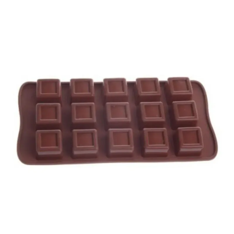 La Patisserie Silicone Square Chocolate Mold 15 pc