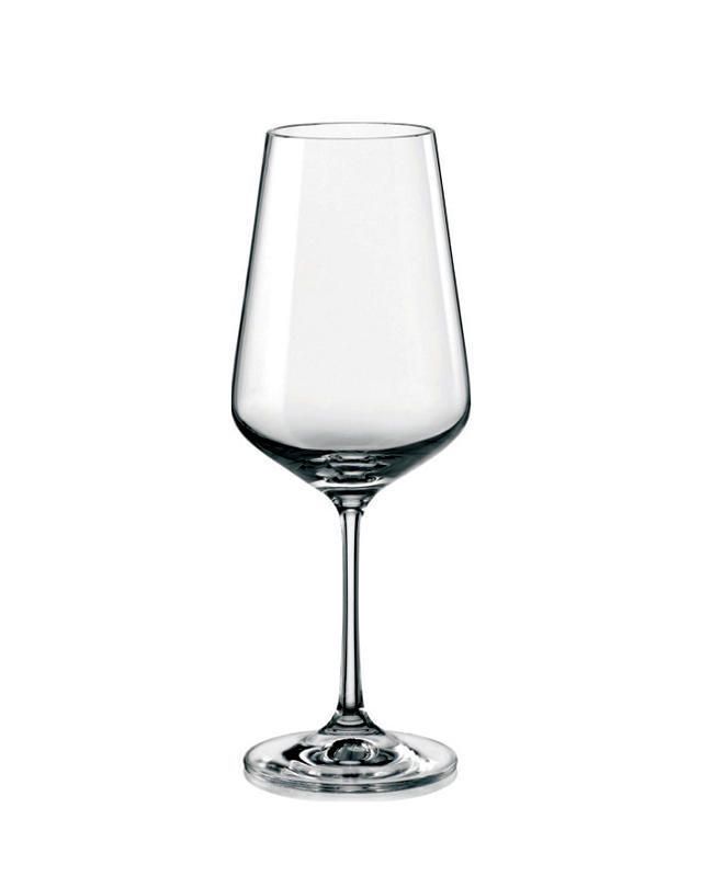 David Shaw Crystalex Sandra Wine Glasses 450 ml Set of 6
