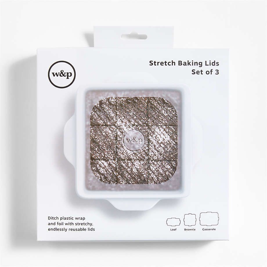 W&P Stretch Baking Lids Set of 3