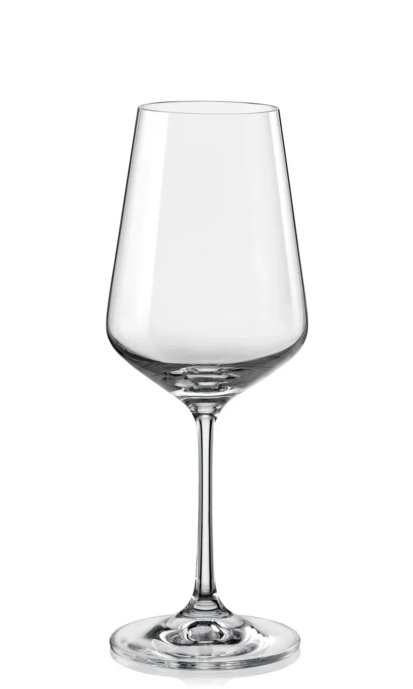 David Shaw Crystalex Sandra Wine Glasses 350 ml Set of 6