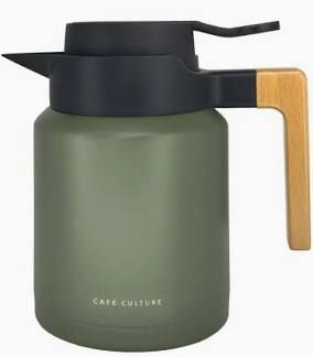 Danesco Cafe Culture Insulated Carafe 1.2 L, Colour: Green