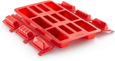 LeKue Mini Buche Mold Kit 6 pc