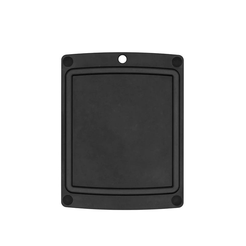 Epicurean Cutting Board Black w/Buttons 11.5 in x 9 in