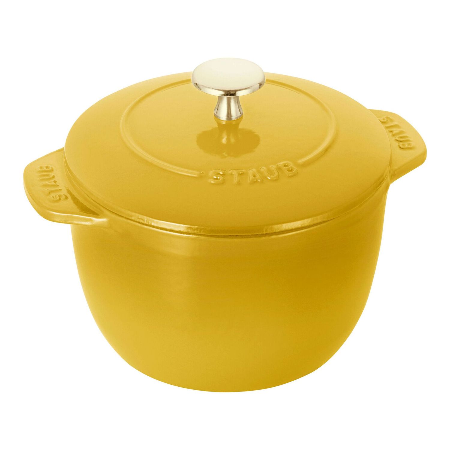 Staub Cast Iron Rice Cocotte 1.5 L, colour: Citron