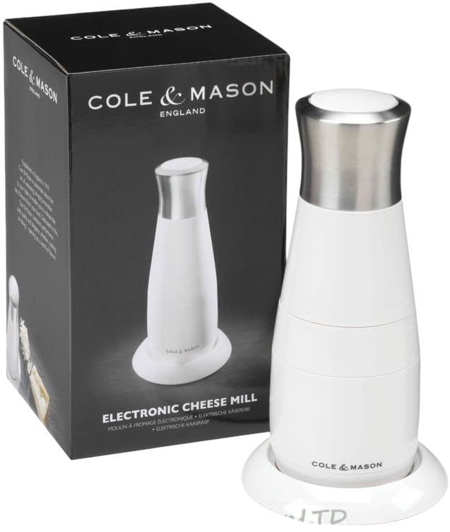 Cole & Mason Electronic Cheese Mill