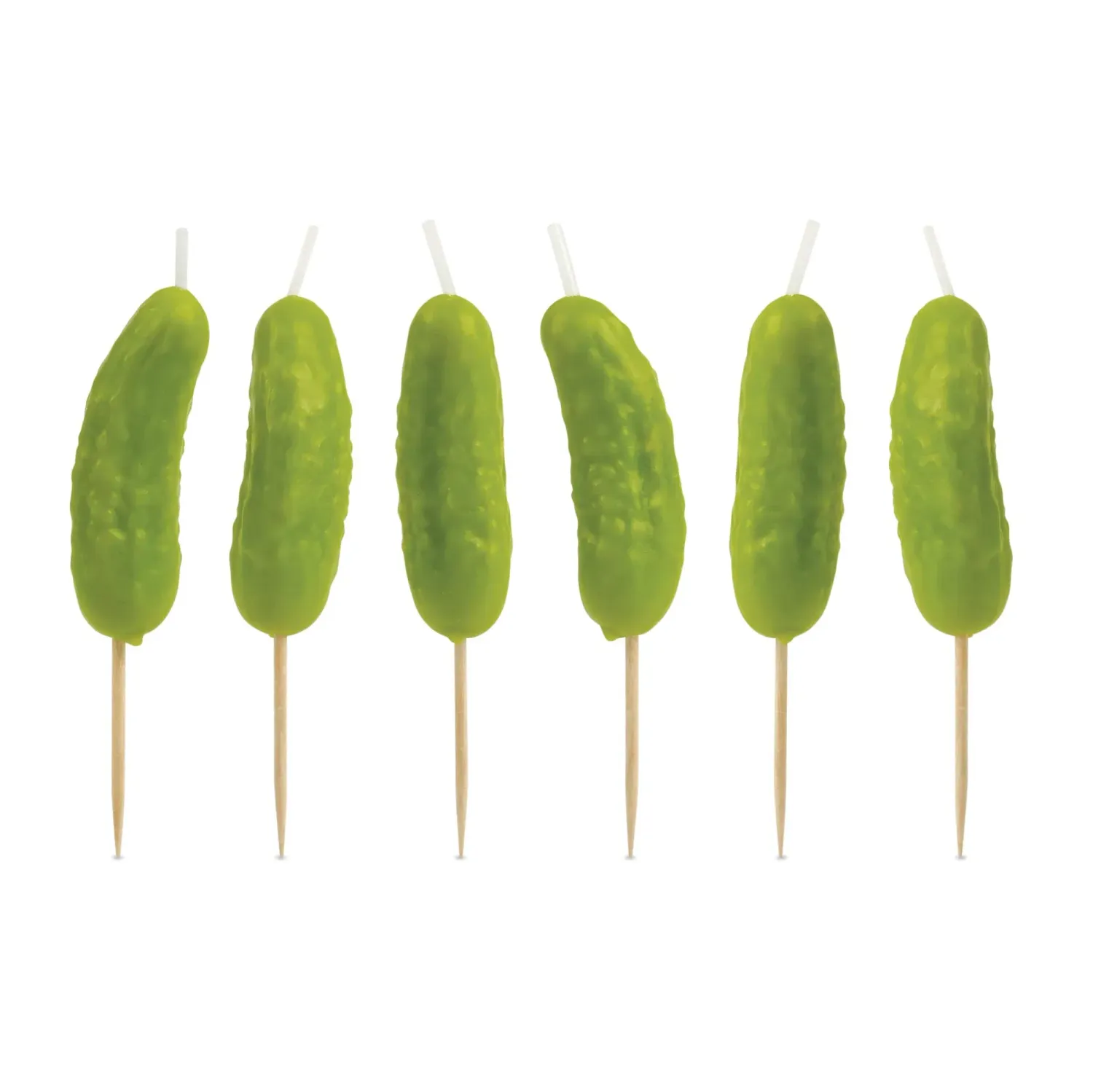 Fred Pickle Party Candles Set of 6