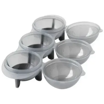 Tulz Ice Sphere Molds Grey