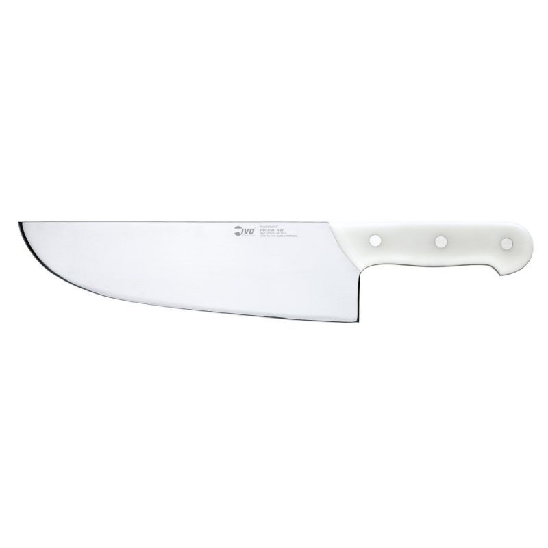IVO Cleaver w/White Handle 9 in