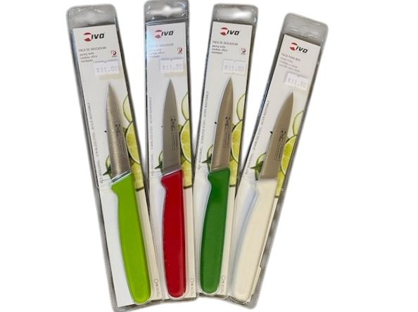 IVO Paring Knife Green/White/ Red 3.5 in