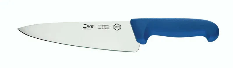 IVO Chef's Knife w/Blue Handle 9 in
