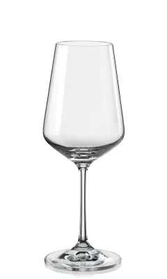 David Shaw Crystalex Sandra Wine Glasses 350 ml Set of 6