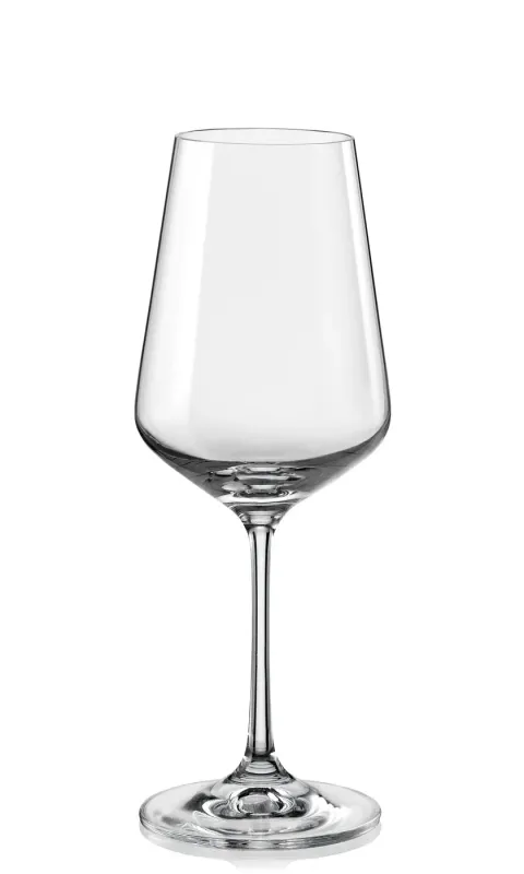 David Shaw Crystalex Sandra Wine Glasses 350 ml Set of 6