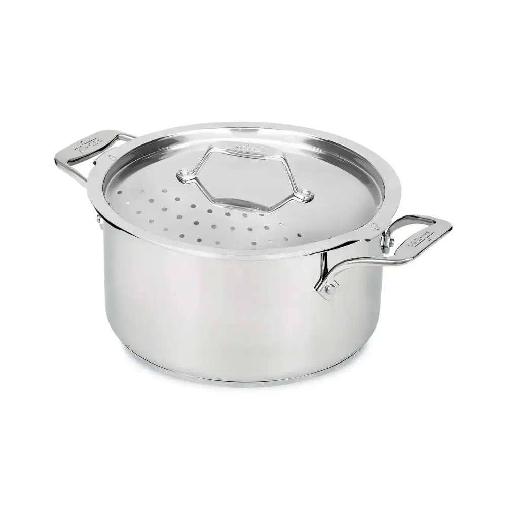 All Clad Stainless Steel Simply Strain Multipot 6 Qt